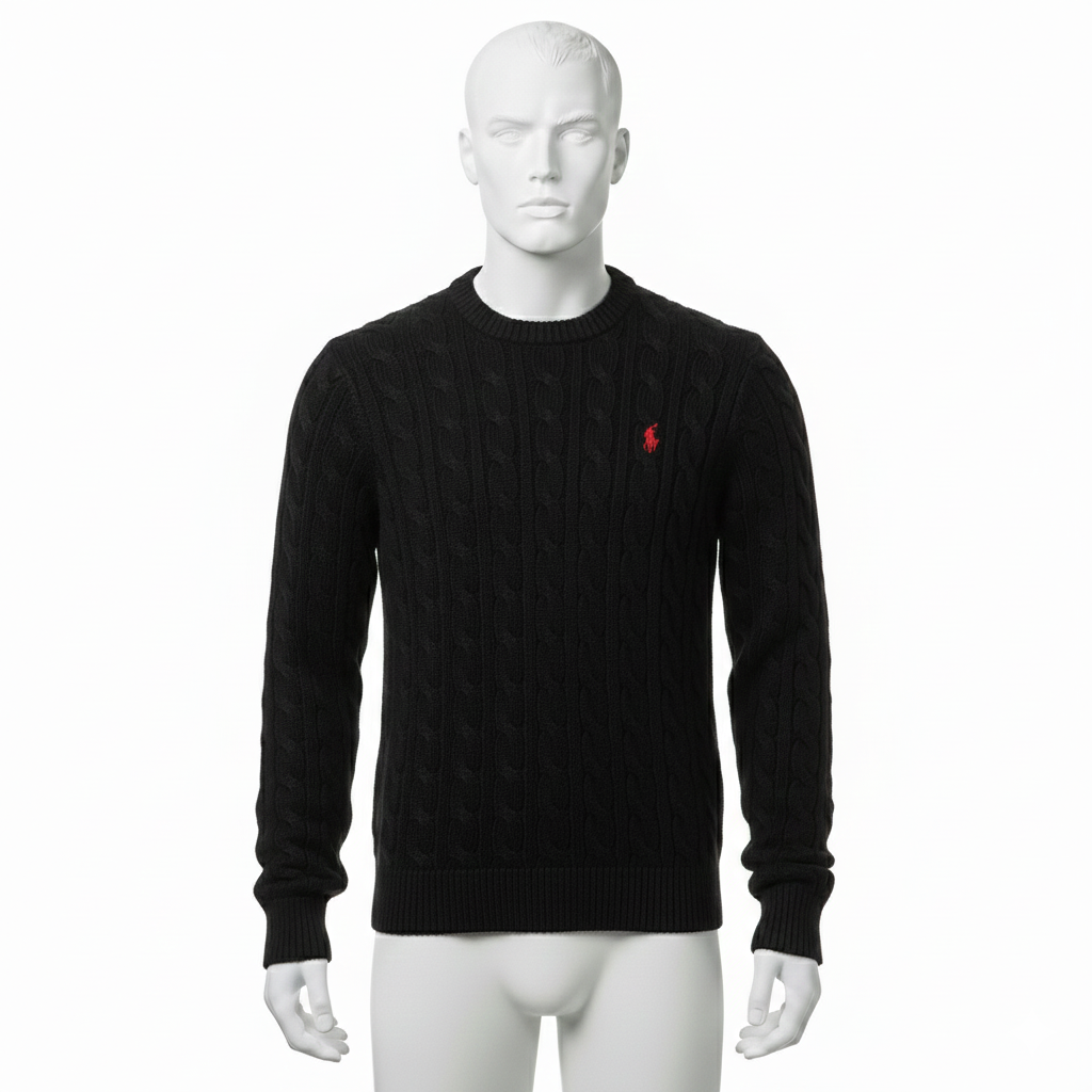 RL PULLOVER CABLE KNIT